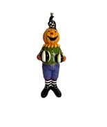 Vintage MacKenzie Childs Halloween "Peter Pumpkin" 14 Inches Tall - $123.75