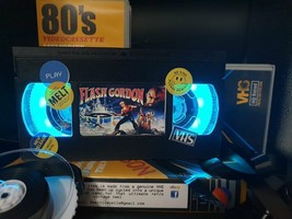 Retro VHS Lamp,Flash Gordon ,Top Quality Amazing Gift For Any Movie Fan,Man Cave - £15.07 GBP
