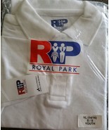 Royal Park Brand ~ Uniform School Shirt ~ White ~ Youth Size Large ~ Cot... - $284.23 MXN