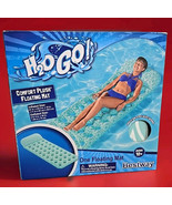 H2O Go Plush Floating Mat Pool Float Blue 67x25.5x10&quot; Ages 12+ New - $12.19