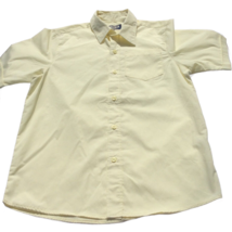 Smith American Dress Shirt Size 14 Button Up Short Sleeve Chest Pocket Y... - $12.00