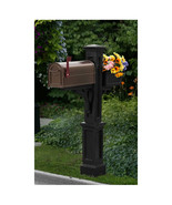 5830B Westbrook Plus Mailbox Post- Black - $319.70 CAD