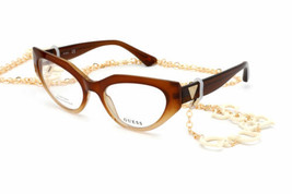 GUESS GU2853 047 Light Brown 55mm Eyeglasses New Authentic - £22.69 GBP