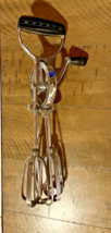 VTG ECKO Best Egg Beater Stainless Steel Hand Mixer Black Handle - $23.73