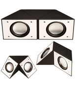 Bluetooth Wireless Speaker, PL-4520 Stereo, Dual Rotating Speaker System - $14.05 CAD