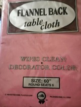 Tablecloth Tablecover Rose Pink Vintage New In Package 60&quot; Round. Better Home - £9.30 GBP