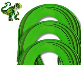 Cardstock Quilling Strips On-edge 300 Strips Dark Green X79 - 1 mm/3 mm/... - $109.10 MXN