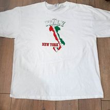 Little Italy New York shirt tshirt sz XL white NY Jerzees t-shirt men&#39;s ... - $236.56 MXN