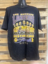 2004 Los Angeles Lakers Reloaded 0.4 NBA Finals T-Shirt XL Kobe Shaq MH JD - $81.45 CAD