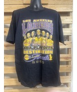 2004 Los Angeles Lakers Reloaded 0.4 NBA Finals T-Shirt XL Kobe Shaq MH JD - $81.09 CAD