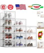 Effortless Shoe Organization: 12 Clear Stackable Containers for Size 14 ... - $2,212.01 MXN