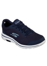 Skechers men&#39;s gowalk 5 demitasse sneakers in Navy - $81.00