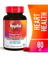 MegaRed Advanced 4in1 Omega-3s Ultra Strength 80 Softgels ~ Exp 10/2025+ - $29.77 CAD