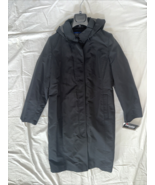 American Airlines Flight Attendants All Weather Coat Pilot Dark Charcoal... - $79.20