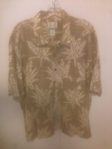 Reyn Spooner Men&#39;s Regency textured Linen Shirt Mens Large 100% linen - £27.25 GBP
