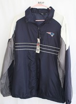 Rebbok Nfl Blue White Grey Size Large Jacket #8537 - $17.09