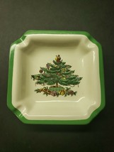 Spode Christmas Tree Dish Plate Ashtray Rectangel S3324 about 4.5&#39;x4.5&quot; ... - £11.93 GBP