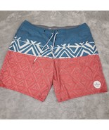 Men Quicksliver Panel Print Beachshort BoardShorts Size 36 - £13.28 GBP