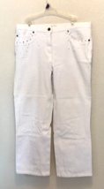 MiFresia Stretch Capri Jeans White Size 12 - £14.89 GBP