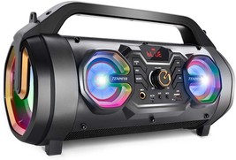 Bluetooth Speaker, 30W Portable Bluetooth Boombox With Subwoofer, Fm, Ca... - $77.93