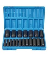 Grey Pneumatic 19 PC 1/2&quot;DR 12 POINT DEEP LENGTH FRACTIONAL SET - $454.49