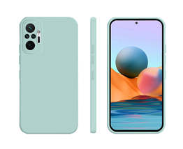 Anymob Xiaomi Phone Case Mint Green Candy Silicone For Redmi Note 10 10S 9S 9 Pr - £17.02 GBP