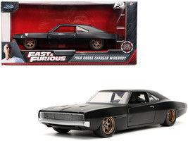 Dom&#39;s 1968 Dodge Charger Widebody Matt Black &quot;Fast &amp; Furious 9 F9&quot; (2021) Movie  - £29.30 GBP