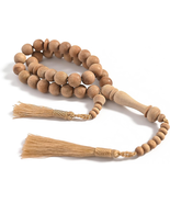 Sandalwood Tasbih 33 12Mm - Islamic Prayer Beads, Tasbeeh, Muslim Rosary... - $22.51