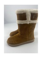 Koolaburra Ugg Winter Boots Womens Size 8 Brown Tan Suede Chestnut Tall New - $69.78