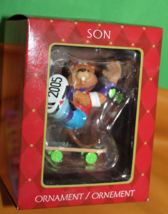American Greetings Son Dated 2005 Christmas Holiday Ornament AXOR-153N - £15.78 GBP