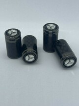 4x Carbon Fiber  Tire Air Valve Stem Cap Fits Most Mercedes Cars Wagons ... - $249.18 MXN