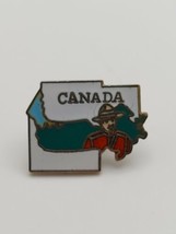 Canada Pin Royal Canadian Mounties Vintage Enamel Pin  - £11.44 GBP