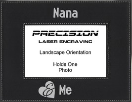Grandma Nana Gift Nana and Me Heart Engraved Leatherette Picture Frame - £17.51 GBP+