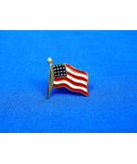 Patriotic -*US MADE*- USA American Flag Pin Lapel Vest Hat Pin - Tie Tac... - £6.64 GBP