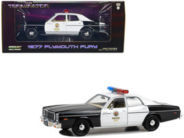 1977 Plymouth Fury Black and White &quot;Metropolitan Police&quot; &quot;The Terminator&quot; (1984) - £37.59 GBP