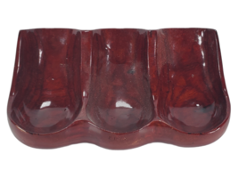 F.E.S.S. Cherry Wood 3 Tobacco Pipe Stand Pipe Holder Rack - £27.11 GBP