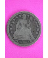 1853 P Seated Liberty Dime Exact Silver Coin Shown Low Grade Filler 98 - $26.31 CAD