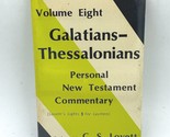 CS Lovett Lights for Laymen Vol 8 Galatians Thessalonians SEALED Comment... - $11.95