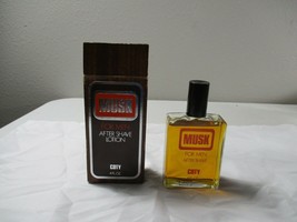 COTY MUSK FOR MEN AFTER SHAVE 4 FL OZ SPLASH VINTAGE NEW  - $59.39