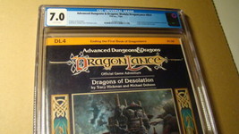 MODULE DL4 DRAGONS OF DESOLATION *CGC 7.0 WHITE* DUNGEONS DRAGONS - £240.63 GBP