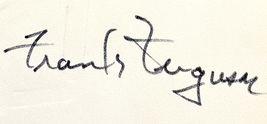FRANK FERGUSON  Signed Autographed 2&quot; x 3.5&quot; CARD Extremely Rare HOUSE O... - £237.24 GBP