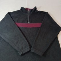 Highland Outfitters Men's Blue & Red 1/4 Zip Sweatshirt Pullover Sweater Size XL image 9