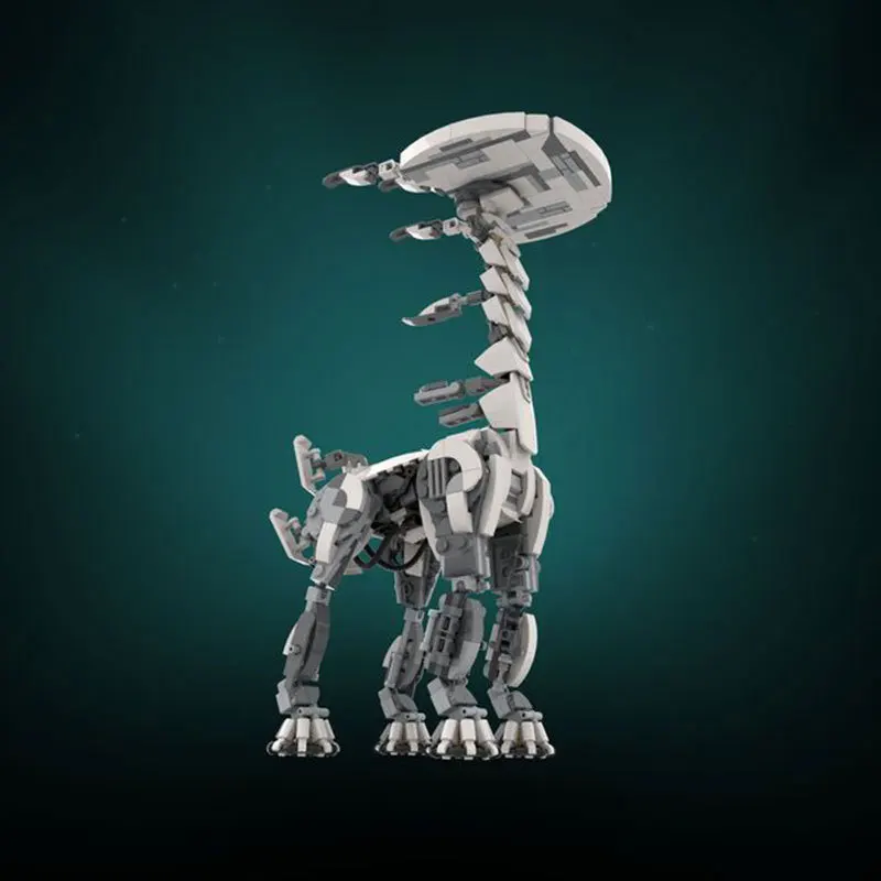 MOC Horizon Zero Dawned Long-necked Beast Creative Action Figure Building Block - £50.31 GBP