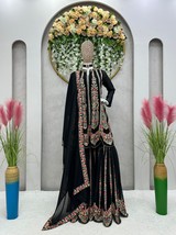 Readymade designer Palazzo Shrara Suit Faux Georgette Party wear Free upto 42/XL - £46.96 GBP