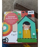 Petit Collage-At Home Mini Wooden Puzzle (UK IMPORT) brain teaser new in... - $10.81 CAD