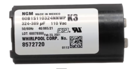 Whirlpool 60B1S110324NNWP Capacitor Motor Start 324-389UF 110VAC - $87.53
