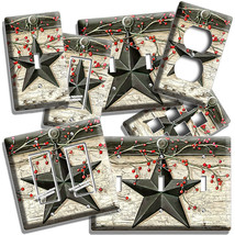 Rustic Country Barn Lone Star Light Switch Outlet Wall Plate Farm Home Art Decor - £14.38 GBP+