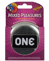 One Mixed Pleasures Condoms - Box Of 3 - $13.99+