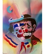 Dom Mingolla Two Faces Unique Hand Signed Watercolor - $123.75