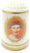 1978 Mamie Eisenhower Franklin Mint Fine Bone China Thimble Limited Edition - £13.18 GBP
